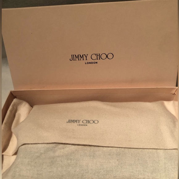 NWT in box Jimmy Choo black leather shoulder bag with gold chain strap - Picture 7 of 8